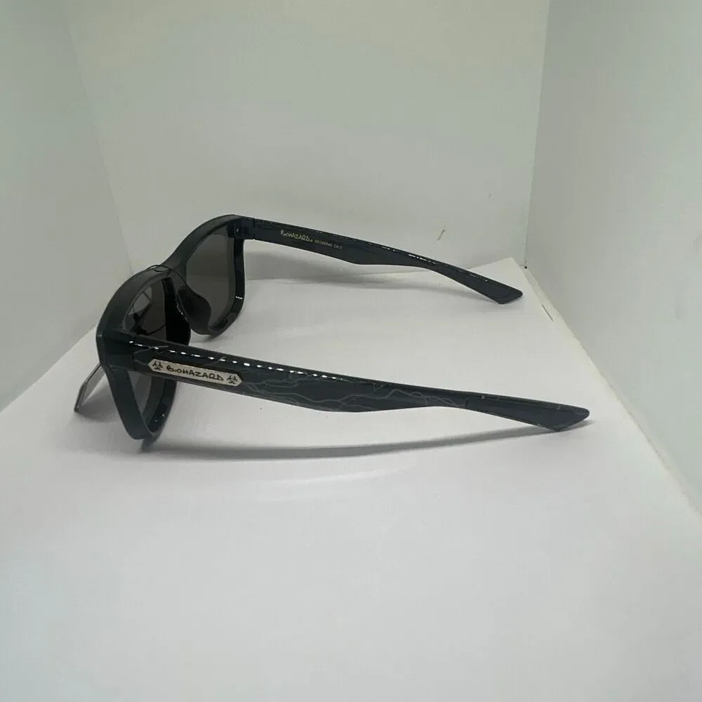 Biohazard Shield Sunglasses UV400 Mirrored Lens Wraparound Unisex